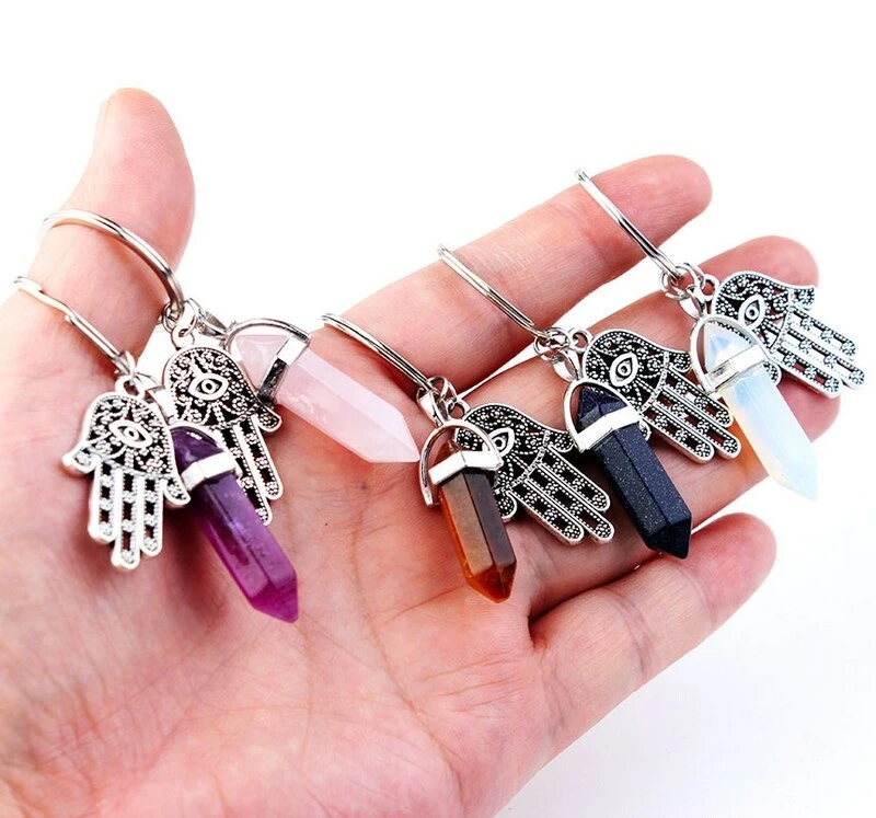 Porte Clés Fatima Avec Quartz 7 Porte Clés Fatima Avec Quartz – Image 7