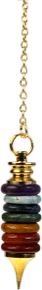 Pendule Des 7 Chakras Artisanal