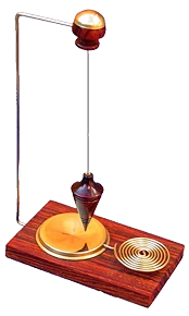 Pendule Veritas à Bouton Senseur Et Spirale