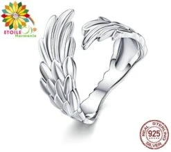 Bague Aile D'ange Gardien Harmonie - Argent Sterling 925