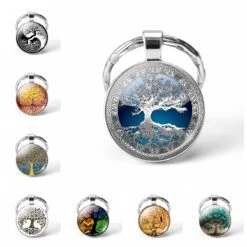 Porte-clés Arbre De Vie Tendance