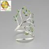Bague 925 Argent Sterling Arbre De Vie à Feuilles