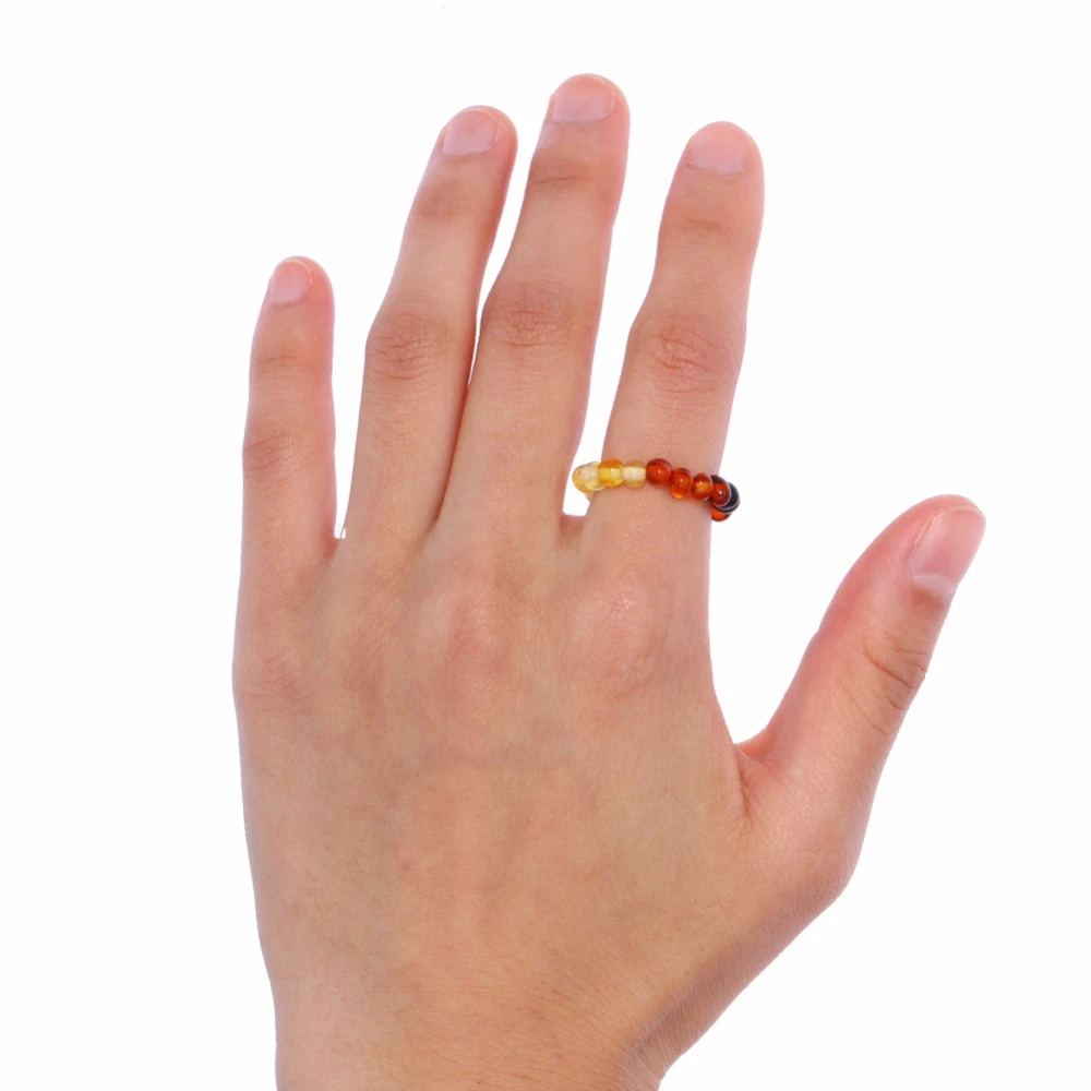 Bague Ambre Baltique Ajustable 2 Bague Ambre Baltique Ajustable – Image 2