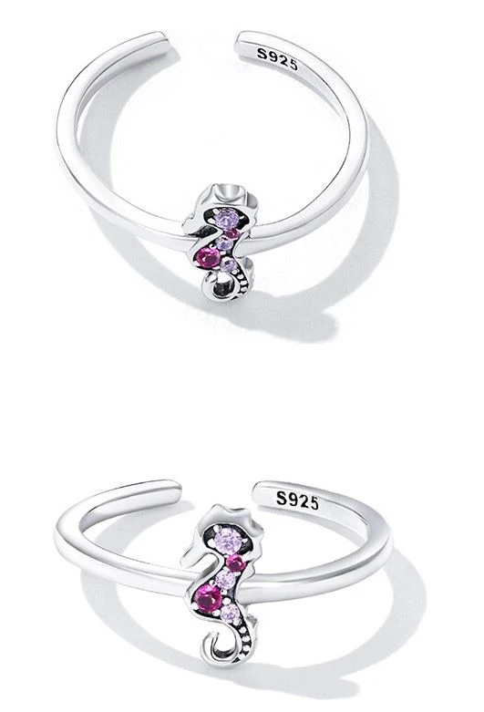 Bague Hippocampe En Argent 925 2 Bague Hippocampe En Argent 925 – Image 2