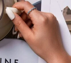 Bague Ajustable Torsadée Turquoise Argent 925 -EtoileHarmonie Promos Boutique bague ajustable torsadee turquoise argent 925 etoileharmonie fr 2