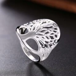 Bague Chevalière Arbre De Vie Harmonie -EtoileHarmonie Promos Boutique bague arbre de vie argent sterling 2