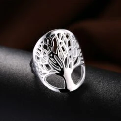 Bague Chevalière Arbre De Vie Harmonie -EtoileHarmonie Promos Boutique bague arbre de vie argent sterling 3