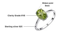 Bague Péridot En Argent 925 7 Bague Péridot En Argent 925 -EtoileHarmonie Promos Boutique bague argent 925 pierre ovale peridot etoileharmonie fr