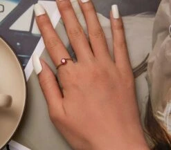 Bague éternité Rubis En Argent 925 -EtoileHarmonie Promos Boutique bague eternite zircon rouge argent 925 etoileharmonie fr 2