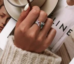 Bague Femme Colibri Fleurie Harmonie Réglable En Argent Sterling 925 -EtoileHarmonie Promos Boutique bague femme colibri fleurie harmonie etoileharmonie fr 2