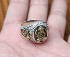 BAGUE CHEVALIÈRE GANESH -EtoileHarmonie Promos Boutique bague ganesh harmonie luxeuse