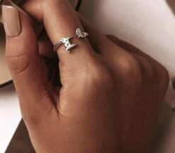 Bague Animale Originale En Argent 925 Sterlings - Éléphant Ou Girafe Au Choix 8 Bague Animale Originale En Argent 925 Sterlings - Éléphant Ou Girafe Au Choix -EtoileHarmonie Promos Boutique bague girafe argent 925 sterlings harmonie etoileharmonie bijoux femme jeune fille 1