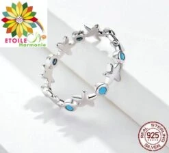 Bague Des étoiles Harmonie 5 Bague Des étoiles Harmonie -EtoileHarmonie Promos Boutique bague harmonie argent etoileharmonie