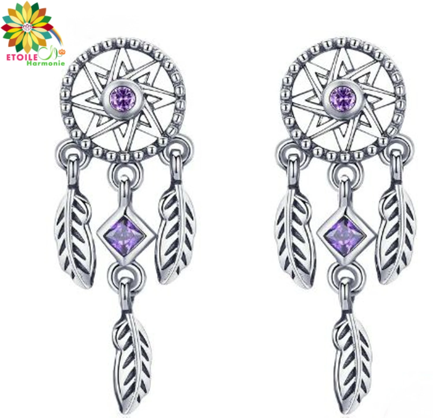 Boucles D'oreilles Capteur De Rêves 1 Boucles D'oreilles Capteur De Rêves