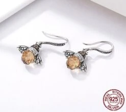 Boucles D'oreilles En Forme D'abeille