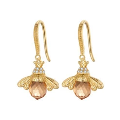 Boucles D'oreilles En Forme D'abeille 8 Boucles D'oreilles En Forme D'abeille -EtoileHarmonie Promos Boutique boucles d oreilles plaque or en forme d abeille