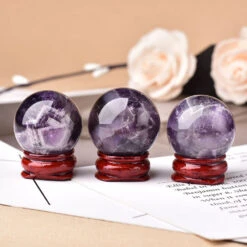 Petite Sphère D'améthyste -EtoileHarmonie Promos Boutique boule cristal amethyste sphere etoileharmonie 3