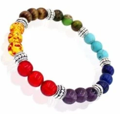 Bracelet Perles Des 7 Chakras Harmonie 17 Bracelet Perles Des 7 Chakras Harmonie -EtoileHarmonie Promos Boutique bracelet 7 chakras etoileharmonie fr 7