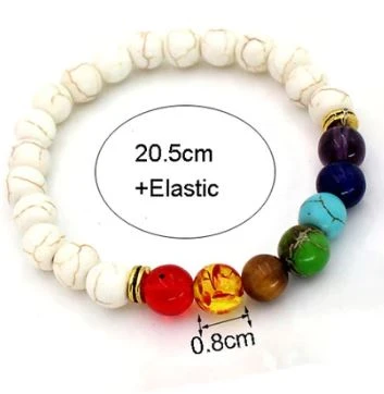 Bracelet Perles Des 7 Chakras Harmonie 10 Bracelet Perles Des 7 Chakras Harmonie – Image 10