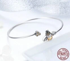 Bracelet Argent Sur La Reine Des Abeilles -EtoileHarmonie Promos Boutique bracelet argent sur la reine des abeilles 2