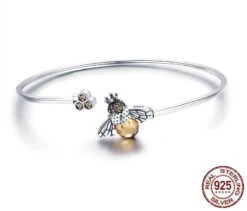 Bracelet Argent Sur La Reine Des Abeilles