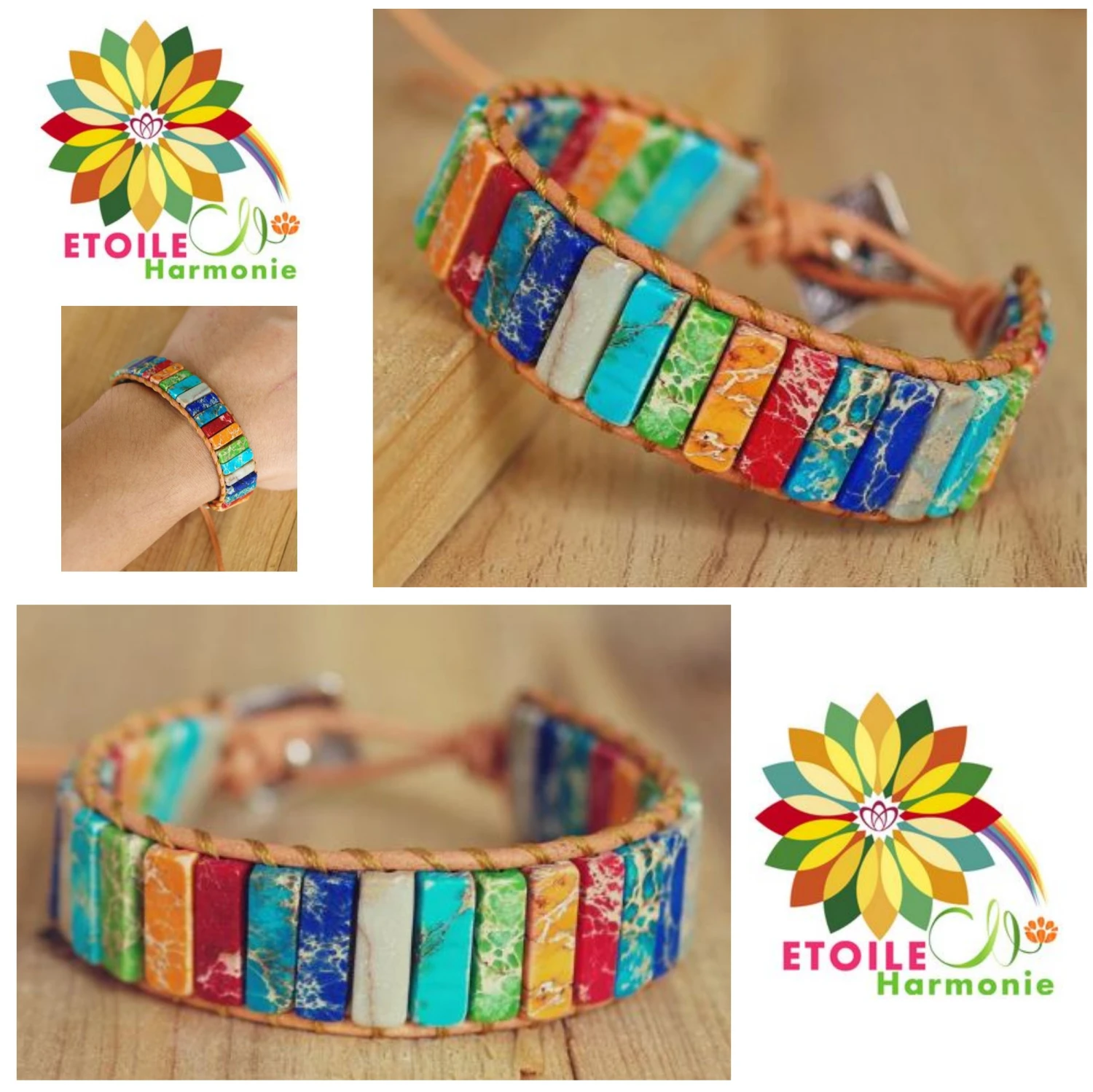 Bracelet Chakra Zen Multi Couleur 2 Bracelet Chakra Zen Multi Couleur – Image 2