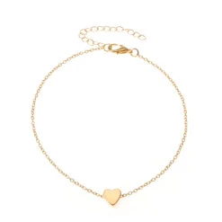 Chaîne De Cheville Cœur Au Style Bohème -EtoileHarmonie Promos Boutique bracelet cheville coeur etoileharmonie bijoux fantaisie 4