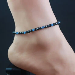 Bracelet Cheville En Argent Magnétique Et Pierre 9 Bracelet Cheville En Argent Magnétique Et Pierre -EtoileHarmonie Promos Boutique bracelet cheville en argent metallique magnetique 3