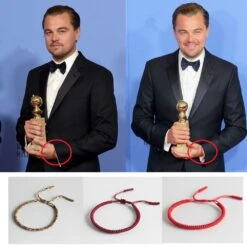 Bracelet Tibétain Tressé à La Main (comme L'acteur LEONARDO DICAPRIO)