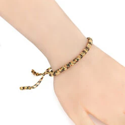 Bracelet Tibétain Tressé à La Main (comme L'acteur LEONARDO DICAPRIO) -EtoileHarmonie Promos Boutique bracelet tibetain tresse leonardo caprio etoileharmie 5