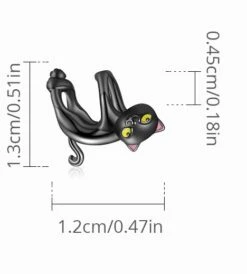 BRELOQUE ANIMAL DE COMPAGNIE CHAT EN ARGENT 925 -EtoileHarmonie Promos Boutique chat noir pendentif breloque bracelet etoileharmonie 1