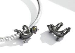 BRELOQUE ANIMAL DE COMPAGNIE CHAT EN ARGENT 925 -EtoileHarmonie Promos Boutique chat noir pendentif breloque bracelet etoileharmonie 2