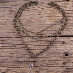 Collier Bohème 3 Couches Avec Pendentif Verre Cristal 10 Collier Bohème 3 Couches Avec Pendentif Verre Cristal -EtoileHarmonie Promos Boutique collier boheme 3 couches pendentif verre cristal etoileharmonie 3