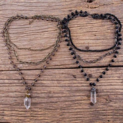 Collier Bohème 3 Couches Avec Pendentif Verre Cristal 11 Collier Bohème 3 Couches Avec Pendentif Verre Cristal -EtoileHarmonie Promos Boutique collier boheme 3 couches pendentif verre cristal etoileharmonie 4