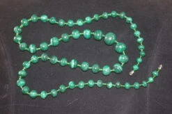 Collier Malachite Perles En Pierre Naturelle Vintage -EtoileHarmonie Promos Boutique collier malachite vintage occasion fermoir a vis etoileharmonie 3