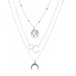 Collier Multirangs Avec Pendentifs Galaxie -EtoileHarmonie Promos Boutique collier multirangs des galaxie etoileharmonie 4