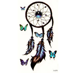 Tatouage éphémère Attrape Rêve Dreamcatcher