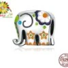 Breloque éléphant Coloré Harmonie