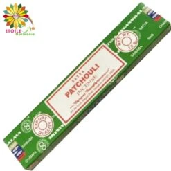 Encens Nag Champa Satya - Patchouli - 15 Grs - Boite De Bâtonnets