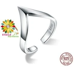 Bague Chevron Harmonie - Argent Sterling 925