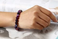 Bracelet En Perles Onyx Violet -EtoileHarmonie Promos Boutique etoileharmonie 11