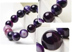 Bracelet En Perles Onyx Violet -EtoileHarmonie Promos Boutique etoileharmonie 13