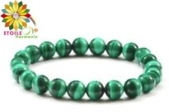 Bracelet Perles De Protection En Malachite