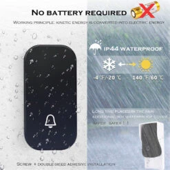 Sonnette De Porte Ou Bouton D'appel SOS - Fonctionne Sens Pile -EtoileHarmonie Promos Boutique etoileharmonie 44