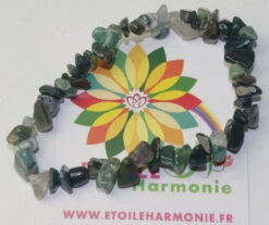 Bracelet Agate Mousse - Pierre Baroque