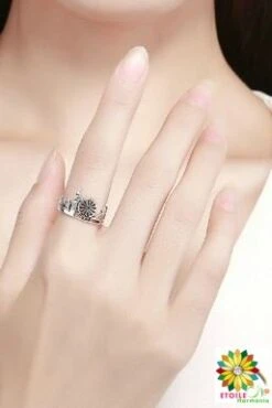 Bague Empreintes Chat En Argent 925 Sterling -EtoileHarmonie Promos Boutique etoileharmonie bague londe londre grande bretagne 4