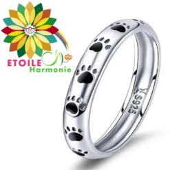 Bague Patte De Chat Argent 925 Sterling