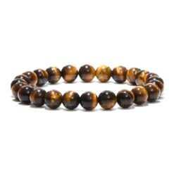 Bracelet Perles Pierres Naturelles Oeil De Tigre