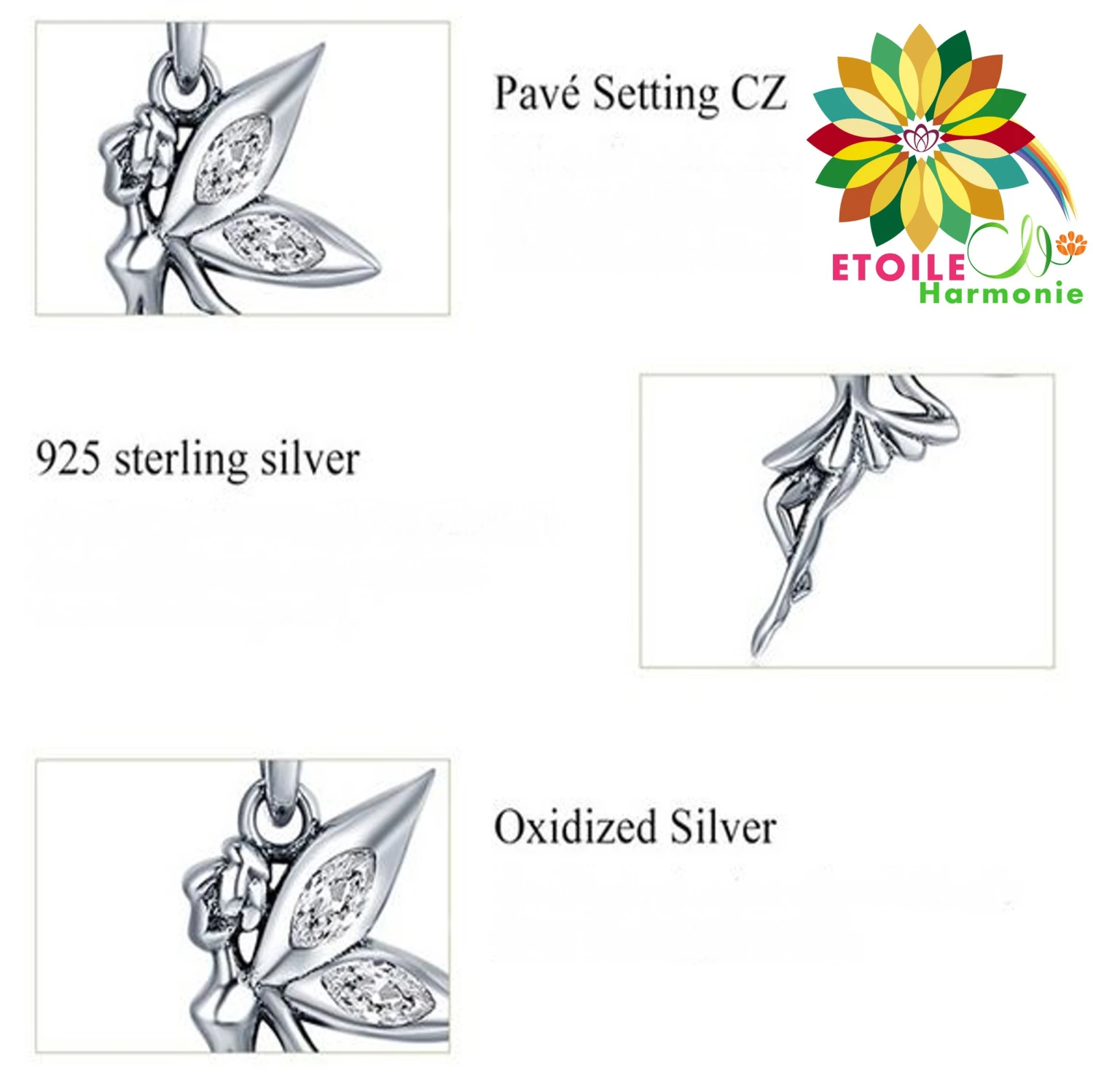 Breloque Pendentif Fée 3 Breloque Pendentif Fée – Image 3