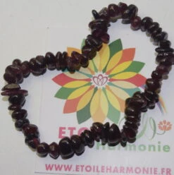 Bracelet Baroque En Grenat Pierre Naturel